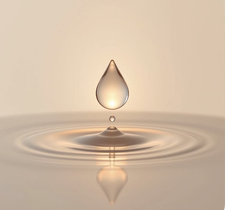 Goutte d’eau et ondes délicates, illustration des séances énergétiques
